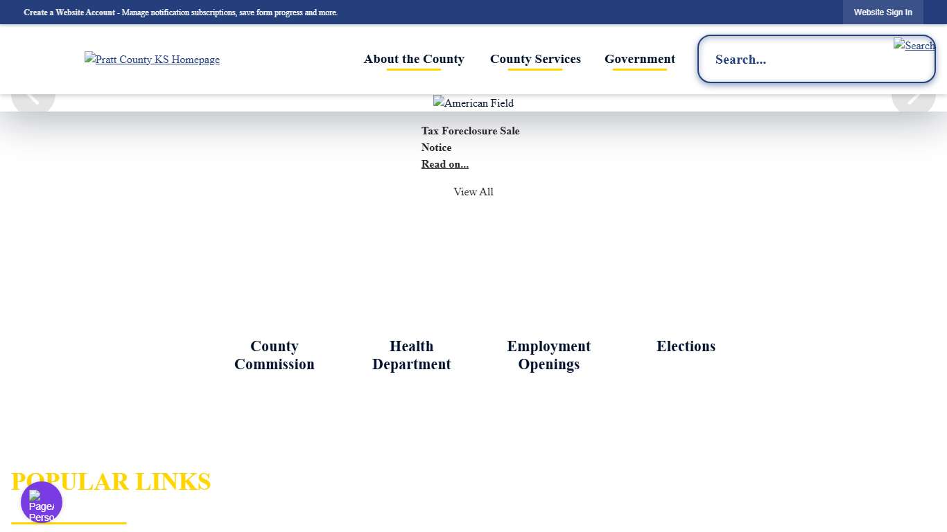 Pratt County, KS - Official Website Official Website